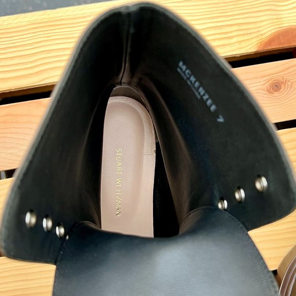 Stuart Weitzman Brown Combat Boots - Picture 8 of 8